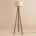 Stojeća lampa AYD 1xE27/40W/230V smeđa/bež