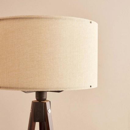 Stojeća lampa AYD 1xE27/40W/230V smeđa/bež