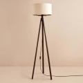 Stojeća lampa AYD 1xE27/40W/230V smeđa/bež