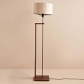 Stojeća lampa AYD 1xE27/40W/230V smeđa/bež