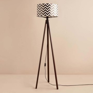 Stojeća lampa AYD 1xE27/40W/230V smeđa/crna/bijela
