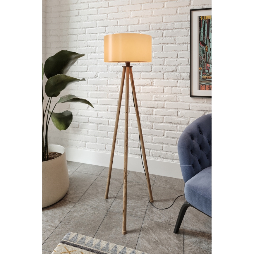 Stojeća lampa AYD 1xE27/40W/230V smeđa