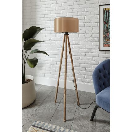 Stojeća lampa AYD 1xE27/40W/230V smeđa