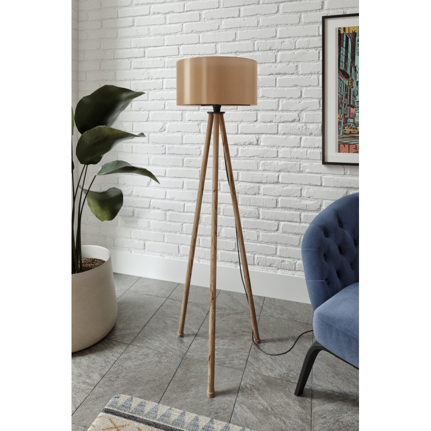 Stojeća lampa AYD 1xE27/40W/230V smeđa