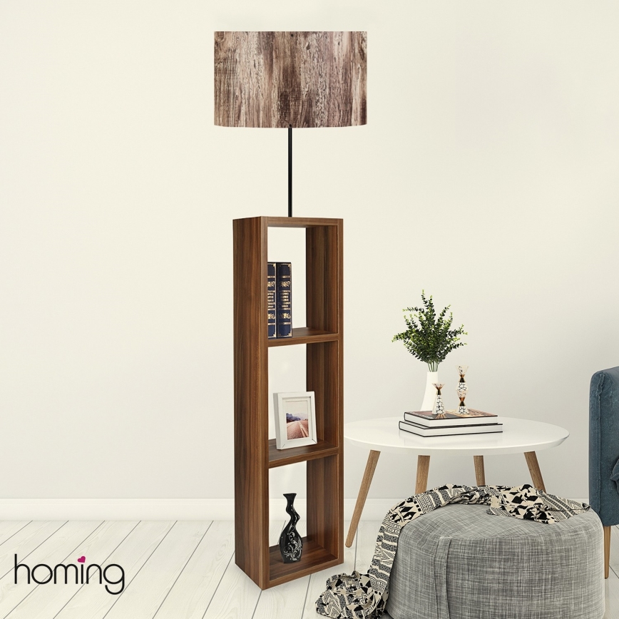 Stojeća lampa AYD 1xE27/40W/230V smeđa