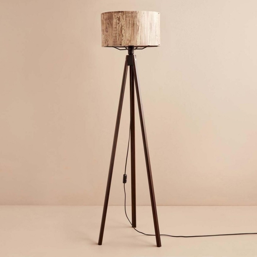 Stojeća lampa AYD 1xE27/40W/230V smeđa