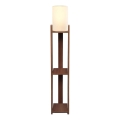 Stojeća lampa AYD 1xE27/40W/230V smeđa/kremasta