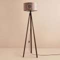 Stojeća lampa AYD 1xE27/40W/230V smeđa/multikolor