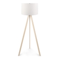 Stojeća lampa AYD 1xE27/60W/230V bijela/bež