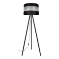 Stojeća lampa CORAL 1xE27/60W/230V wenge/crna/zlatna
