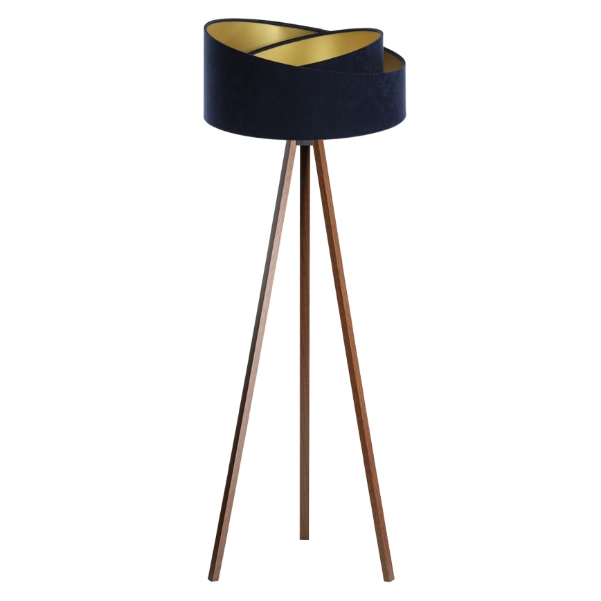Stojeća lampa GALAXY 1xE27/60W/230V plava/wenge