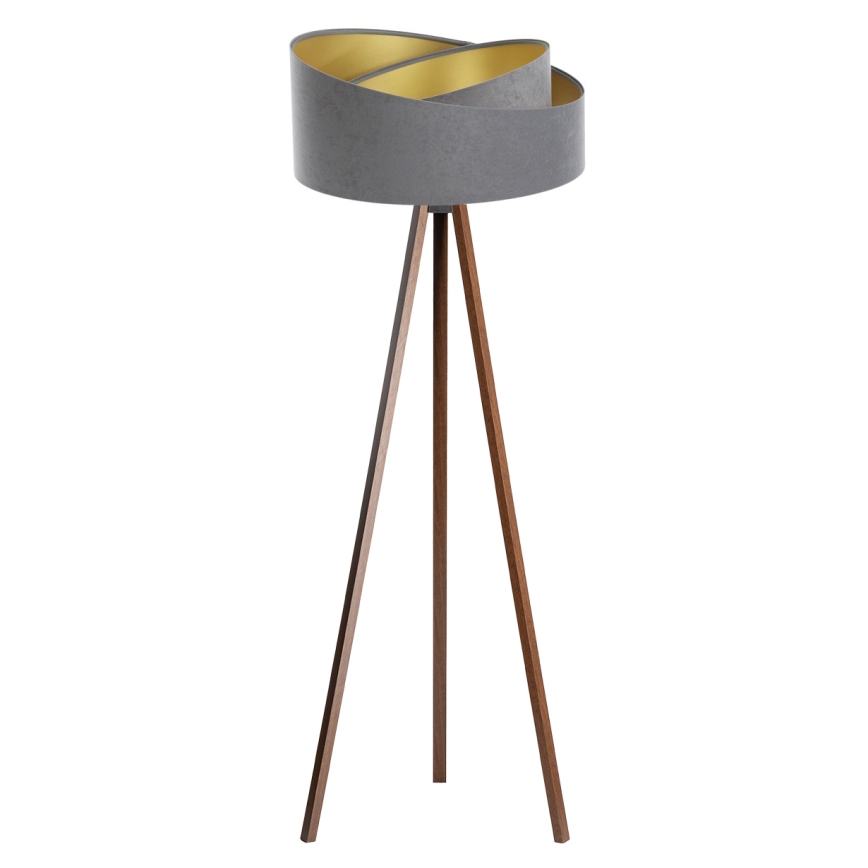 Stojeća lampa GALAXY 1xE27/60W/230V siva/wenge
