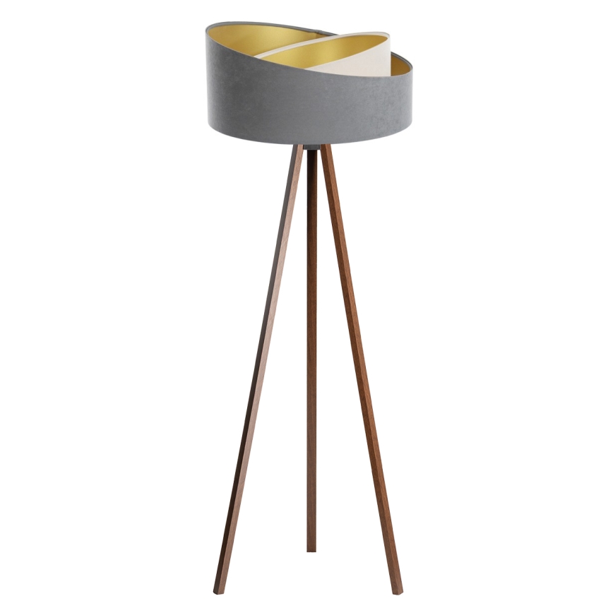Stojeća lampa GALAXY 1xE27/60W/230V siva/wenge