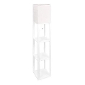 Stojeća lampa s policama 1xE27/60W/230V bijela