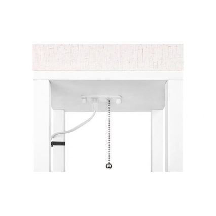 Stojeća lampa s policama 1xE27/60W/230V bijela