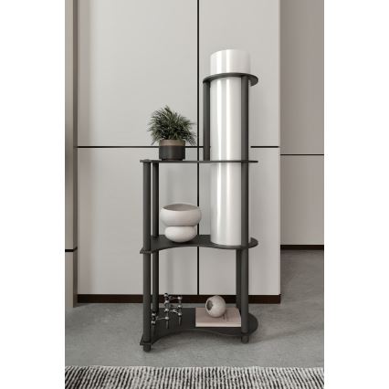 Stojeća lampa s policama NOTO 1xE27/40W/230V crna