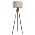 Stojeća lampa STANDART 1xE27/60W/230V bež/crna wenge