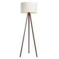 Stojeća lampa STANDART 1xE27/60W/230V bijela/wenge