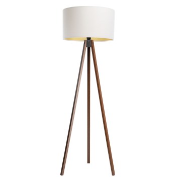 Stojeća lampa STANDART 1xE27/60W/230V bijela/wenge