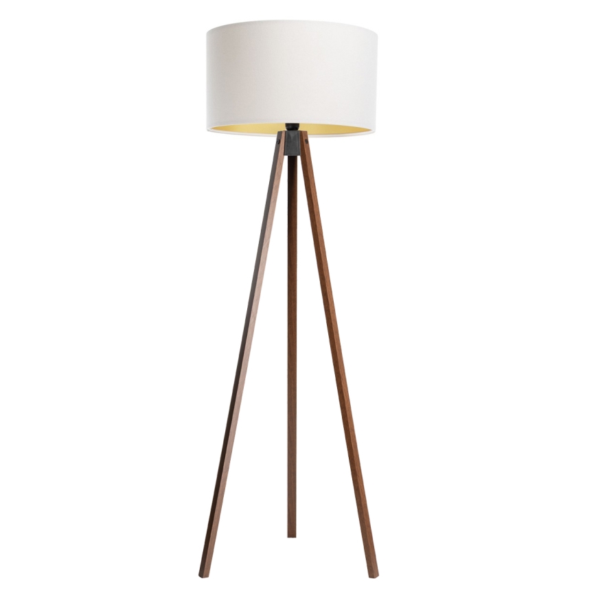 Stojeća lampa STANDART 1xE27/60W/230V bijela/wenge