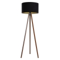 Stojeća lampa STANDART 1xE27/60W/230V crna/wenge