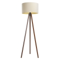 Stojeća lampa STANDART 1xE27/60W/230V krem/wenge