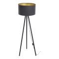 Stojeća lampa STANDART 1xE27/60W/230V siva/wenge