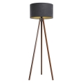 Stojeća lampa STANDART 1xE27/60W/230V siva/wenge