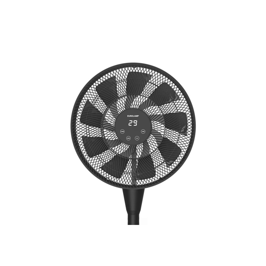 Stojeći ventilator 25W/230V 130 cm crne boje + daljinski upravljač