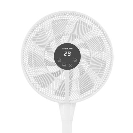 Stojeći ventilator 25W/230V Ø 40 cm bijeli + daljinski upravljač