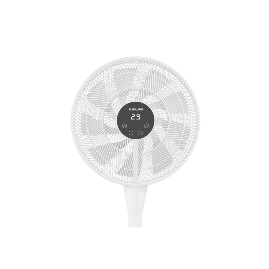 Stojeći ventilator 25W/230V Ø 40 cm bijeli + daljinski upravljač
