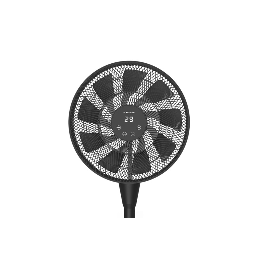 Stojeći ventilator 25W/230V Ø 40 cm, crne boje, s daljinskim upravljačem