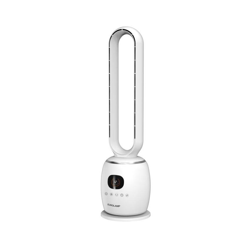 Stojeći ventilator 30W/230V 102 cm bijeli + daljinski upravljač