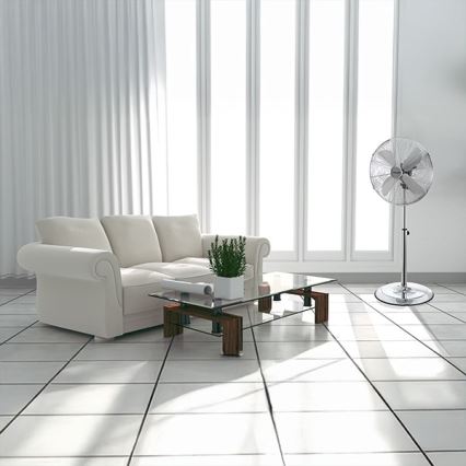 Stojeći ventilator 50 W/230 V, promjer 40 cm, nehrđajući čelik