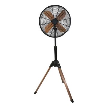 Stojeći ventilator 60W/230V 133 cm crna/bakrena + daljinski upravljač