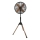 Stojeći ventilator 60W/230V 133 cm crna/bakrena + daljinski upravljač