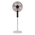 Stojeći ventilator 60W/230V, 135 cm, bijeli/crni, s daljinskim upravljačem