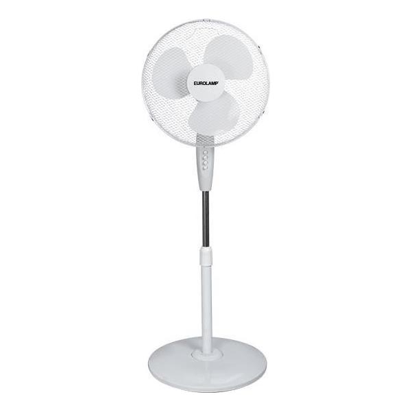 Stojeći ventilator 60W/230V promjera 40 cm bijele boje