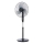 Stojeći ventilator 65 W/230 V, 145 cm, crni, s daljinskim upravljačem