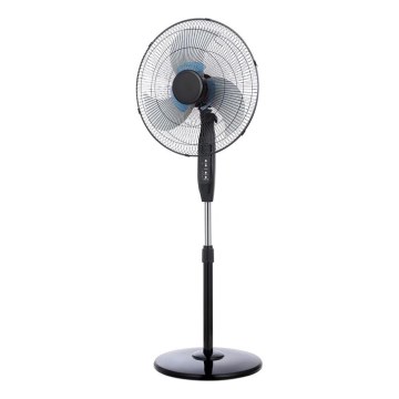 Stojeći ventilator 65W/230V Ø 50 cm, crni, s daljinskim upravljačem