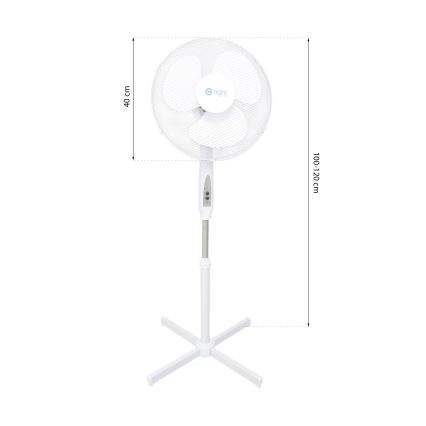 Stojeći ventilator s daljinskim upravljačem STANDING 128 cm 40W