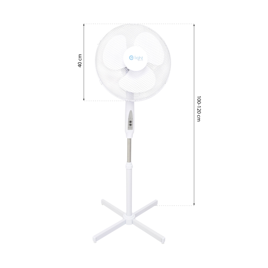 Stojeći ventilator s daljinskim upravljačem STANDING 128 cm 40W