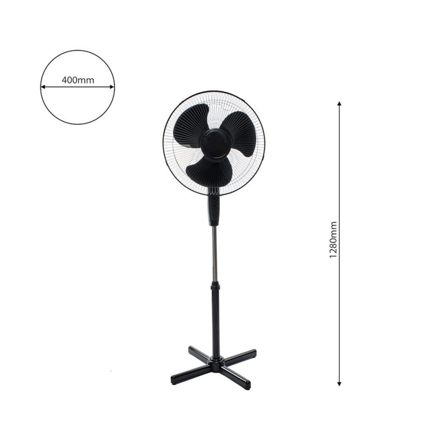 Stojeći ventilator STANDING 128 cm 45W