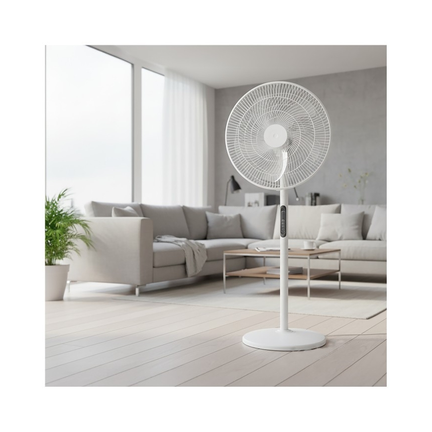 Stojeći ventilator VIENTO-R 40 W/230 V, bijele boje, s daljinskim upravljačem