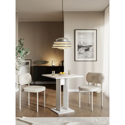 Stol STRAPO 68x68 cm bijeli