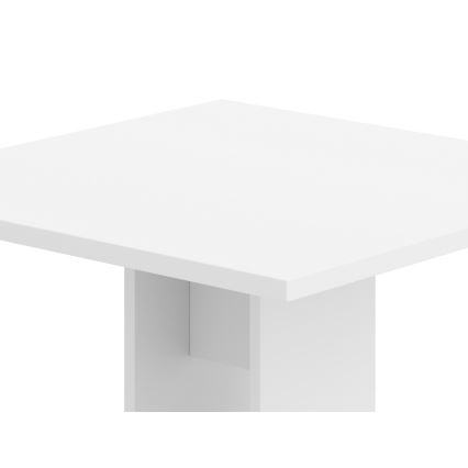 Stol STRAPO 68x68 cm bijeli
