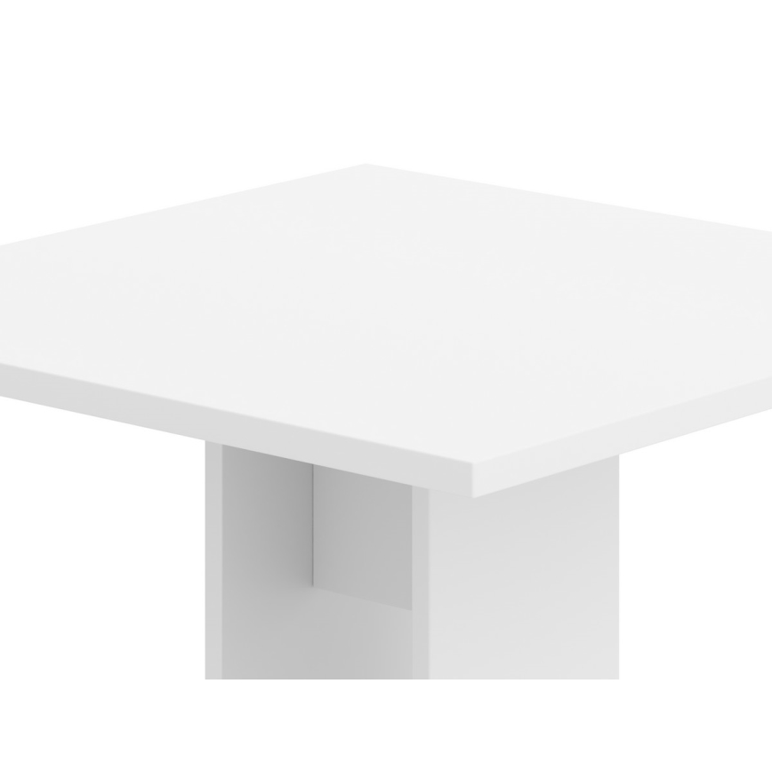 Stol STRAPO 68x68 cm bijeli