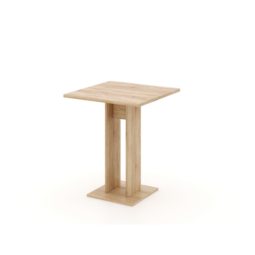 Stol STRAPO 68x68 cm hrast sonoma