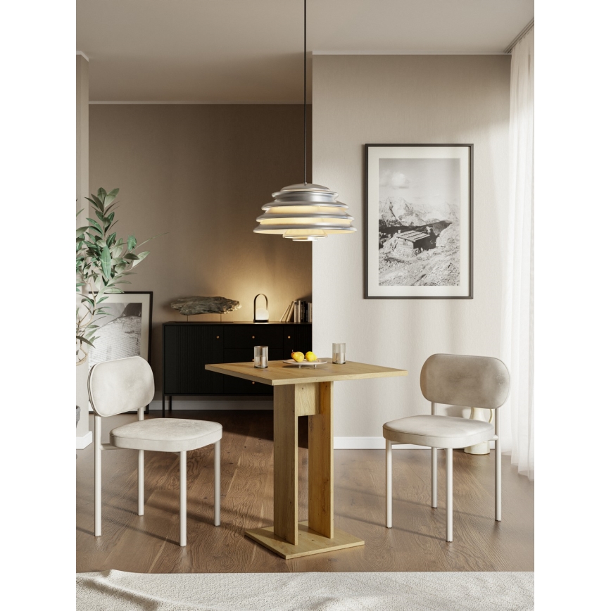 Stol STRAPO 68x68 cm hrast wotan