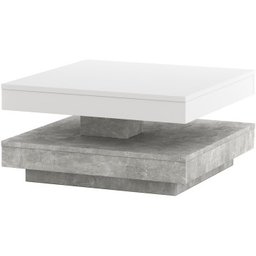 Stol TIMO bijela/siva, betonski